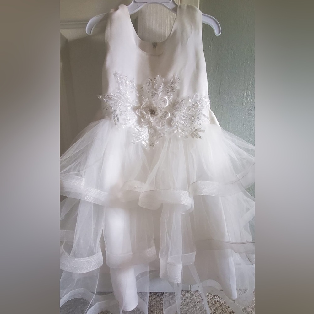 Girls white dress